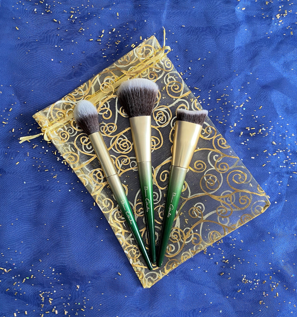 Beau Gâchis Cosmetics Sculpt, Highlight, and Blend Brush Trio