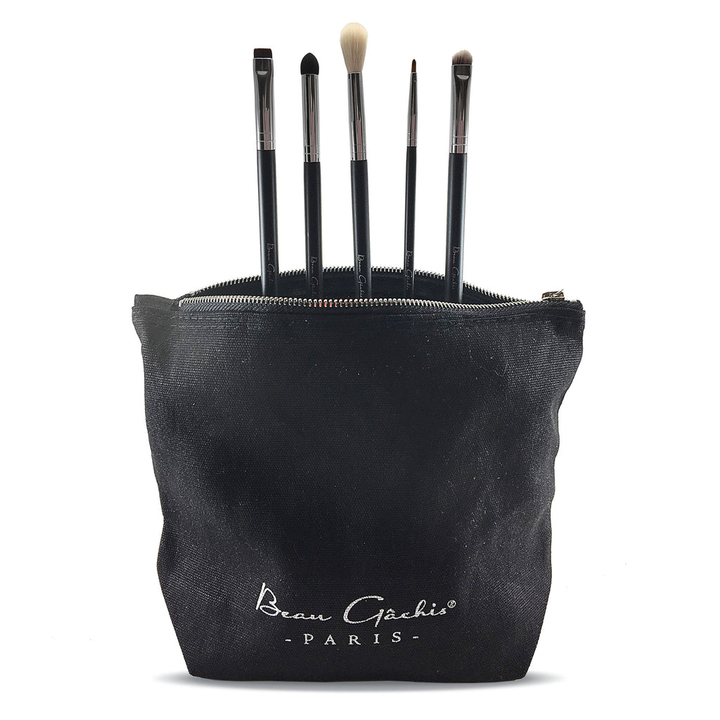 Beau Gâchis 5 Piece Eye Essentials Brush Set - Beau Gâchis® Paris 