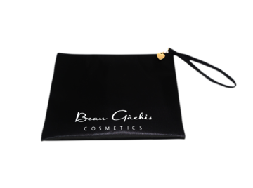 Satin Cosmetic Bag with Strap - Beau Gâchis® Paris 
